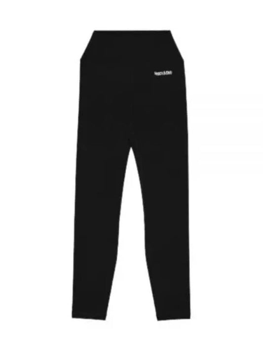 Club Logo Legging BLACKwhite LE831 Logo Leggings - SPORTY & RICH - BALAAN 1