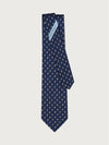 Bird Print Silk Tie Navy - SALVATORE FERRAGAMO - BALAAN 1