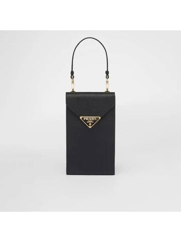 Saffiano Leather Mini Bag Black - PRADA - BALAAN 1