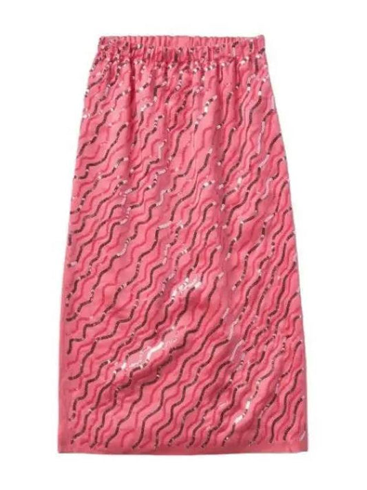 Crepe Satin Skirt Pink Candy Women s - MARNI - BALAAN 1