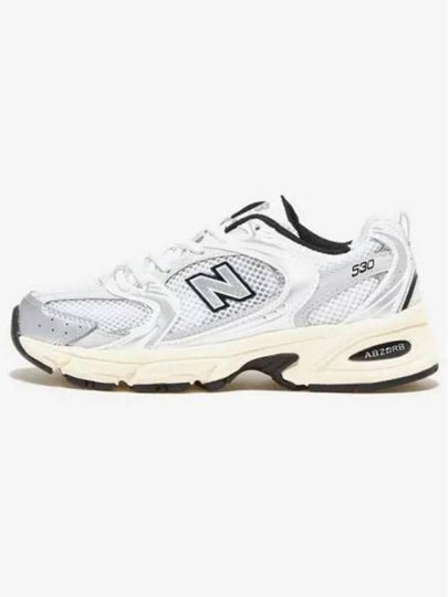 530 Low Top Sneakers Silver Cream - NEW BALANCE - BALAAN 2