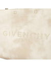 Embroidered Logo Medium Shopping Tote Bag Dusty Golden - GIVENCHY - BALAAN 8