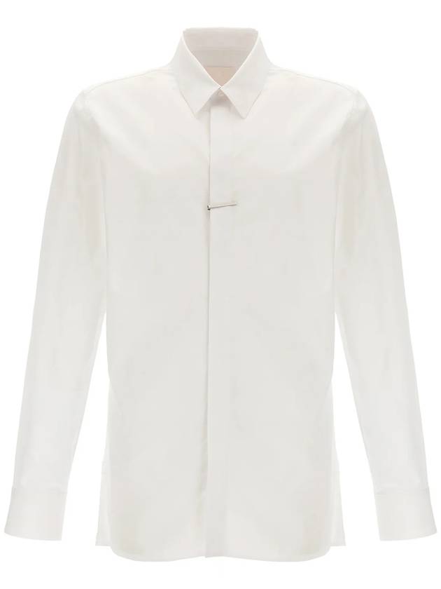 Classic Fit Poplin Long Sleeve Shirt White - GIVENCHY - BALAAN 2