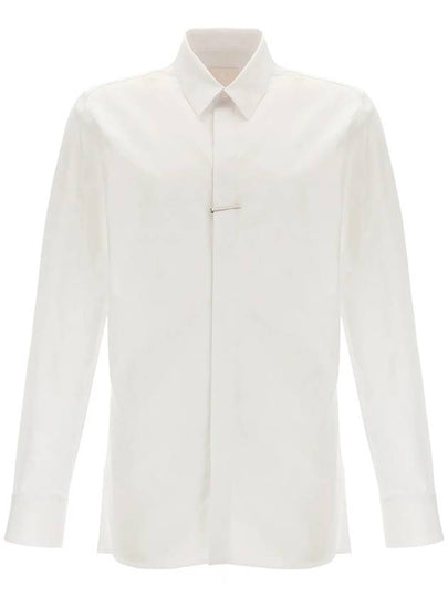 Classic Fit Poplin Long Sleeve Shirt White - GIVENCHY - BALAAN 2