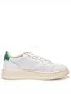 Women's Medalist Suede Lettering Low-Top Sneakers White - AUTRY - BALAAN 2