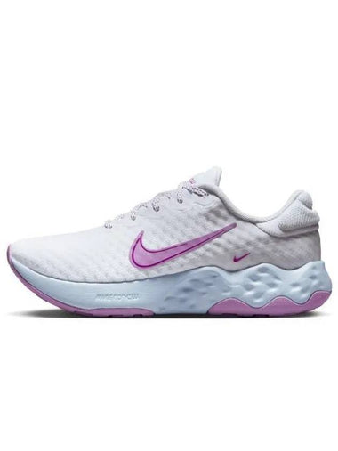 Renew Ride 3 Low Top Sneakers Rush Fuchsia White - NIKE - BALAAN 1