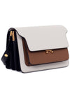 Saffiano Trunk Medium Shoulder Bag Grey - MARNI - BALAAN 3