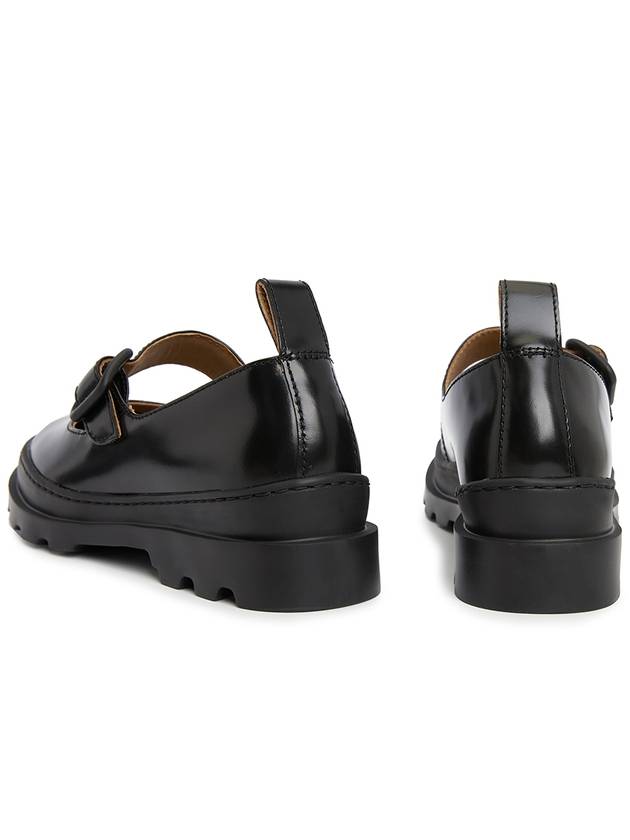 Brutus Mary Jane Leather Flat Black - CAMPER - BALAAN 7