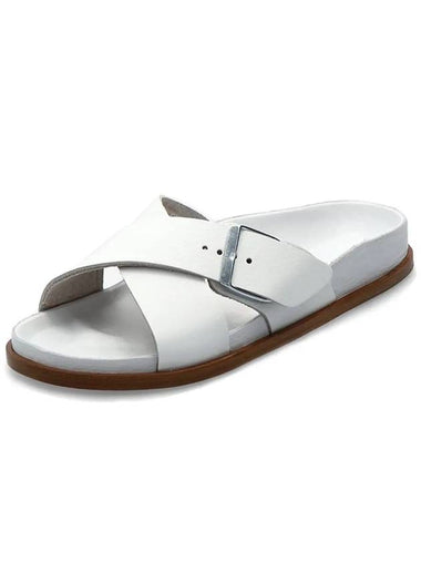 Sienna Premium White Narrow 1012766 Narrow Foot Women’s Slippers - BIRKENSTOCK - BALAAN 1