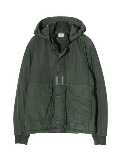 Chrome R Goggles Hooded Jacket Olive - CP COMPANY - BALAAN 2