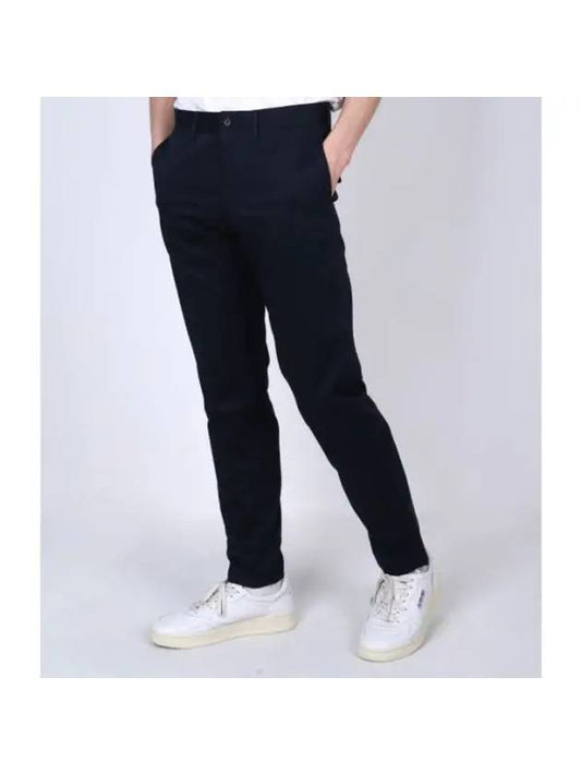 Chaze Cloud Satin Straight Pants Navy - J.LINDEBERG - BALAAN 1