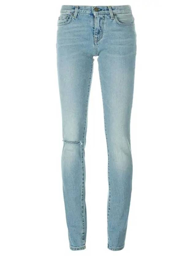 Slim Light Blue Washing Dis Jeans 403998 Y477K 4400 - SAINT LAURENT - BALAAN 2