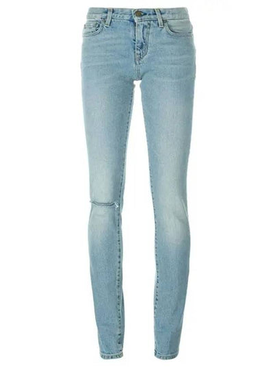 Slim Light Blue Washing Dis Jeans 403998 Y477K 4400 - SAINT LAURENT - BALAAN 2