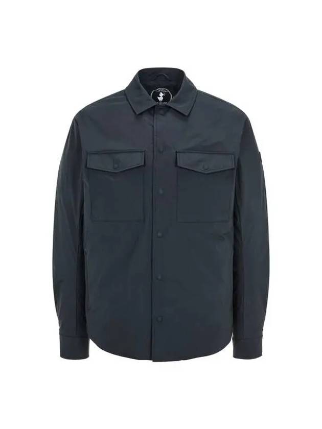 MEN TADEU Nylon Shirt Jacket Dark Navy - SAVE THE DUCK - BALAAN 1