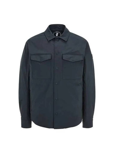 MEN TADEU Nylon Shirt Jacket Dark Navy - SAVE THE DUCK - BALAAN 1