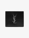 East/West Wallet In Smooth Leather Black - SAINT LAURENT - BALAAN 2