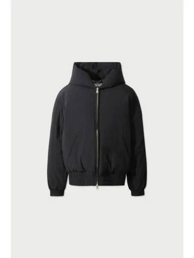 COBY down hoodie brushed pocket jumper BLACK - IRO - BALAAN 1