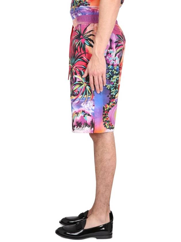 Men's Hawaiian Print Shorts - DOLCE&GABBANA - BALAAN 4