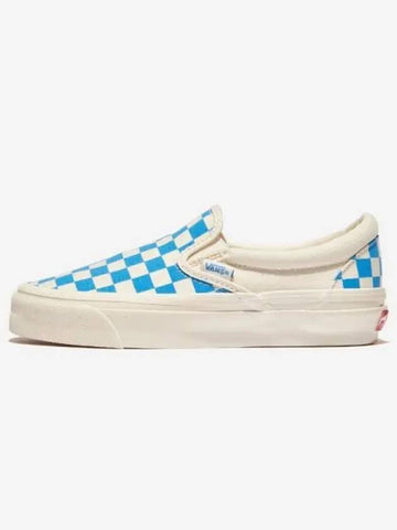 MTE slip on reissue 98 checkerboard cyan blue - VANS - BALAAN 1