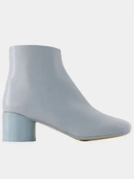 Women's Anatomic Tabi Toe Leather Middle Boots Light Blue - MAISON MARGIELA - BALAAN 2