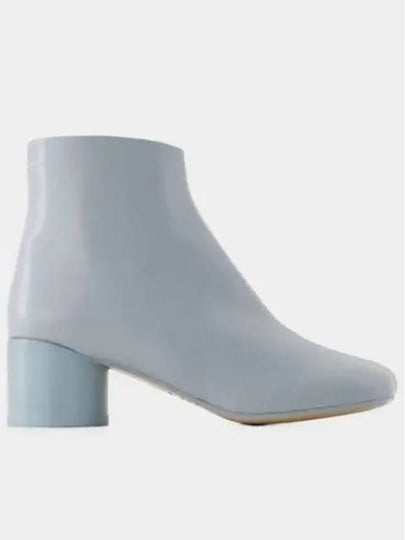 Women's Anatomic Tabi Toe Leather Middle Boots Light Blue - MAISON MARGIELA - BALAAN 2