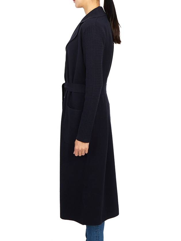 Getti Long Cardigan Navy - MAX MARA - BALAAN 4