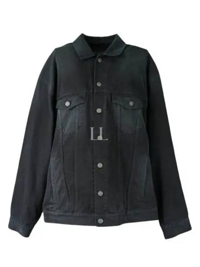 Sunbleached Denim Jacket Black - BALENCIAGA - BALAAN 2