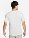 Men's Dry Fit Run Trail Short Sleeve T-Shirt White - NIKE - BALAAN 3