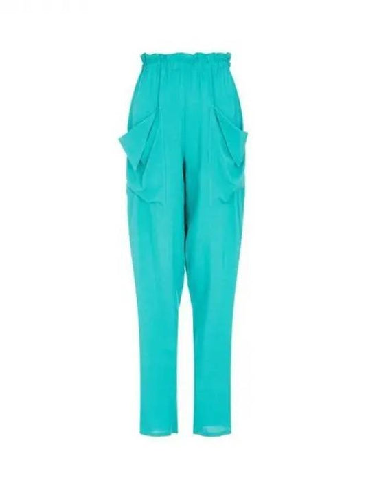 Women s Pocket Point Easy Pants Green 270053 - EMPORIO ARMANI - BALAAN 1