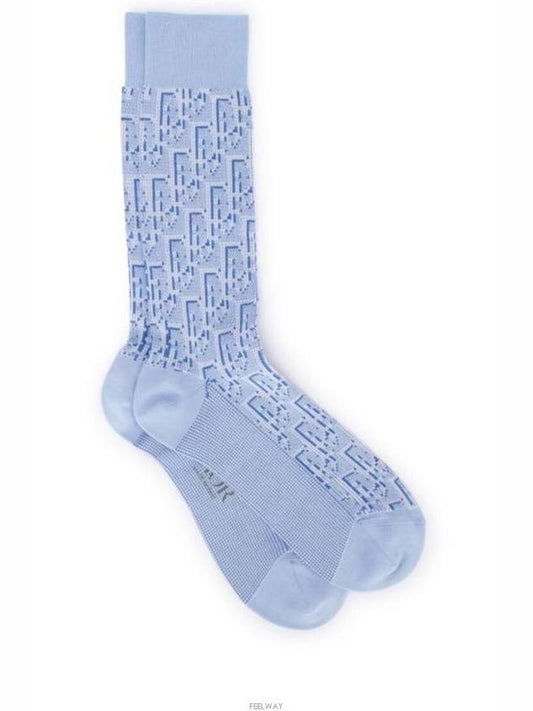 Oblique Socks Blue - DIOR - BALAAN 2