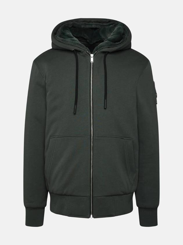 Classic Bunny Zip Up Hoodie Forest Hill Lining Forest Hill - MOOSE KNUCKLES - BALAAN 1