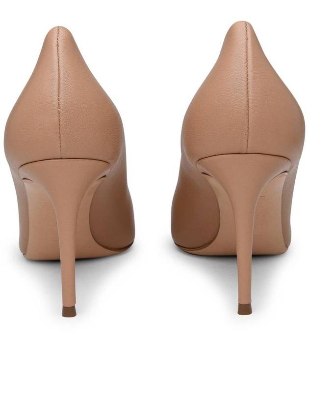 Casadei Minorca Pumps In Nude Leather - CASADEI - BALAAN 4