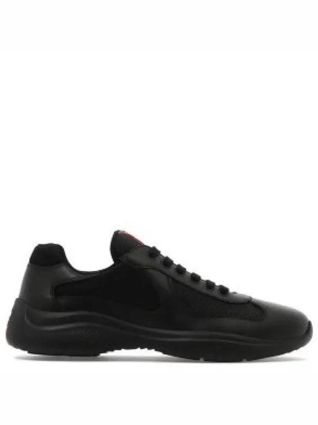 America's Cup Leather Low Top Sneakers Black - PRADA - BALAAN 2