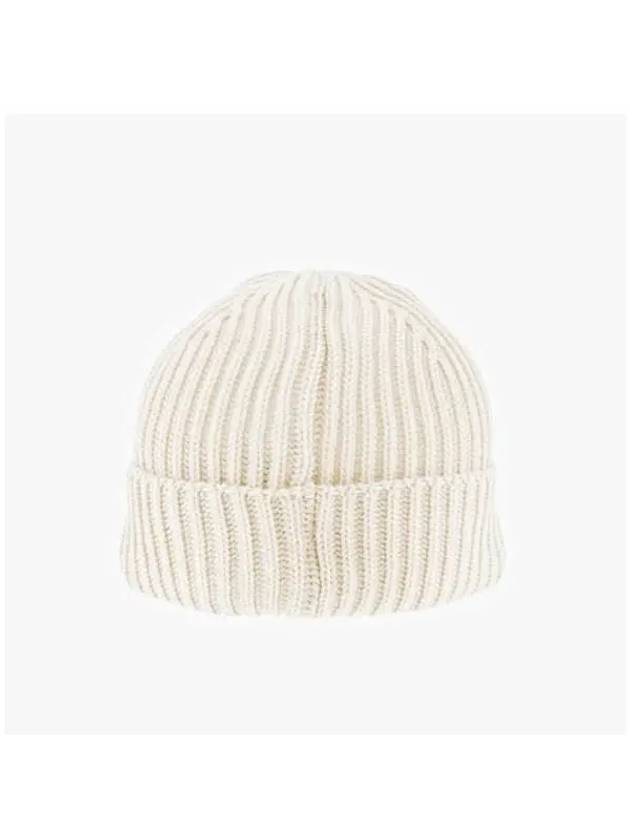 Lens Wappen Beanie Gauze White - CP COMPANY - BALAAN 6