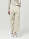 Women s Waist Banding Button Pocket Cotton Span Corduroy Light Beige 3 4 Pants DO6242PT23 - DOYOUKNOWMC GOLF WEAR - BALAAN 5