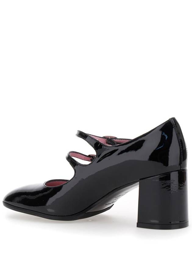 'Alice' Black Pumps With Double Straps In Patent Leather Woman - CAREL - BALAAN 3