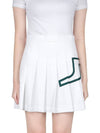 Women's Naomi Pleated Skirt White - J.LINDEBERG - BALAAN 1