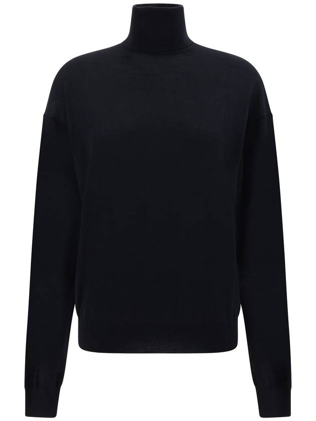 Cassandre Turtleneck Black - SAINT LAURENT - BALAAN 2