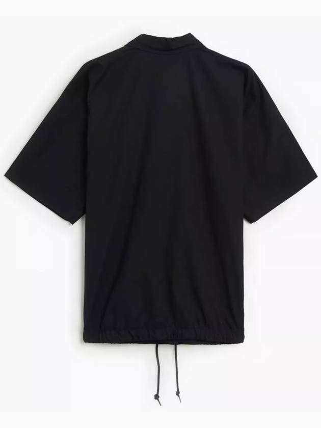 Club Oxford Short Sleeve Shirt Black - NIKE - BALAAN 3