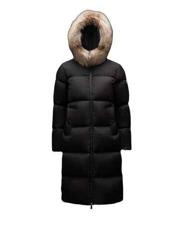 Marrionnier Long Down Jacket Padded Black - MONCLER - BALAAN 1