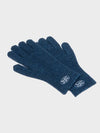 KNIT LOGO GLOVE BLUE - RECLOW - BALAAN 2