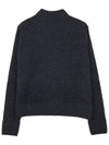 Baby Fox Patch Boxy Cardigan Dark Grey Melange - MAISON KITSUNE - BALAAN 3