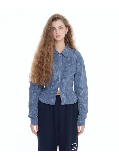 Corset Short Jacket Blue - ITZAVIBE - BALAAN 2