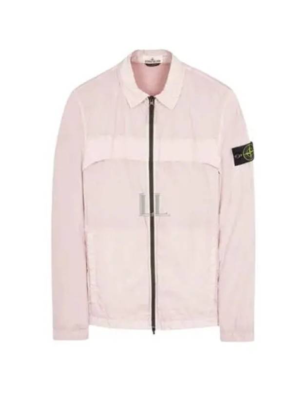 Garment Dyed Crinkle Reps R-NY Jacket Pink - STONE ISLAND - BALAAN 2