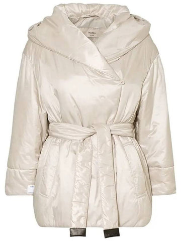 GREENPA puffer jacket cream 94860224 073 - MAX MARA - BALAAN 1