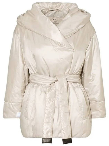 GREENPA puffer jacket cream 94860224 073 - MAX MARA - BALAAN 1