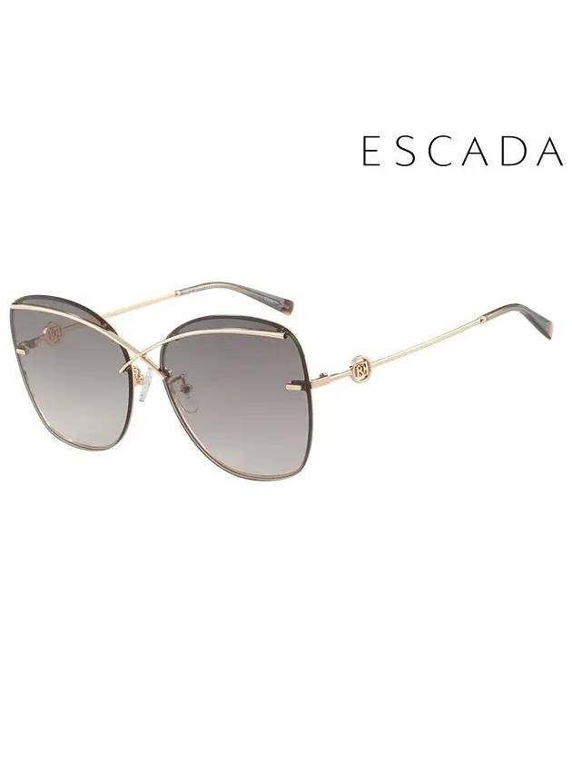 Sunglasses SES C10F 300X Square Metal Women s - ESCADA - BALAAN 1