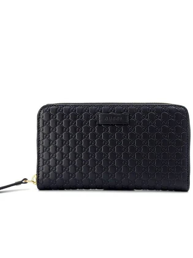 Microshima Zipper Long Wallet Black - GUCCI - BALAAN 2