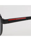 Eyewear Logo Polarized Sunglasses Black Grey - PRADA - BALAAN 6