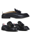 Men's Three Stripes Tab Tassel Bloafers Black - THOM BROWNE - BALAAN 2